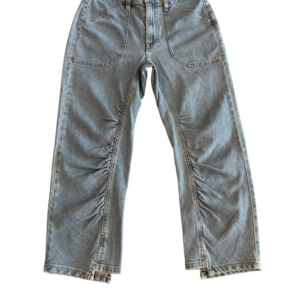 FRAME DENIM LE RUCHE CROP RUCHED JEANS NWOT SIZE 27 - Picture 4 of 8